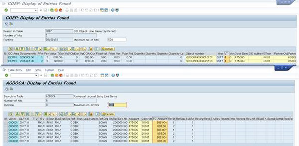 SAP S/4HAN CO 凭证编号