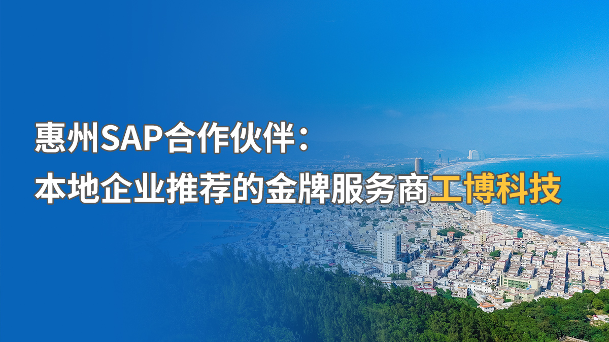 惠州SAP实施公司推荐：制造业SAP ERP实施找哪家？