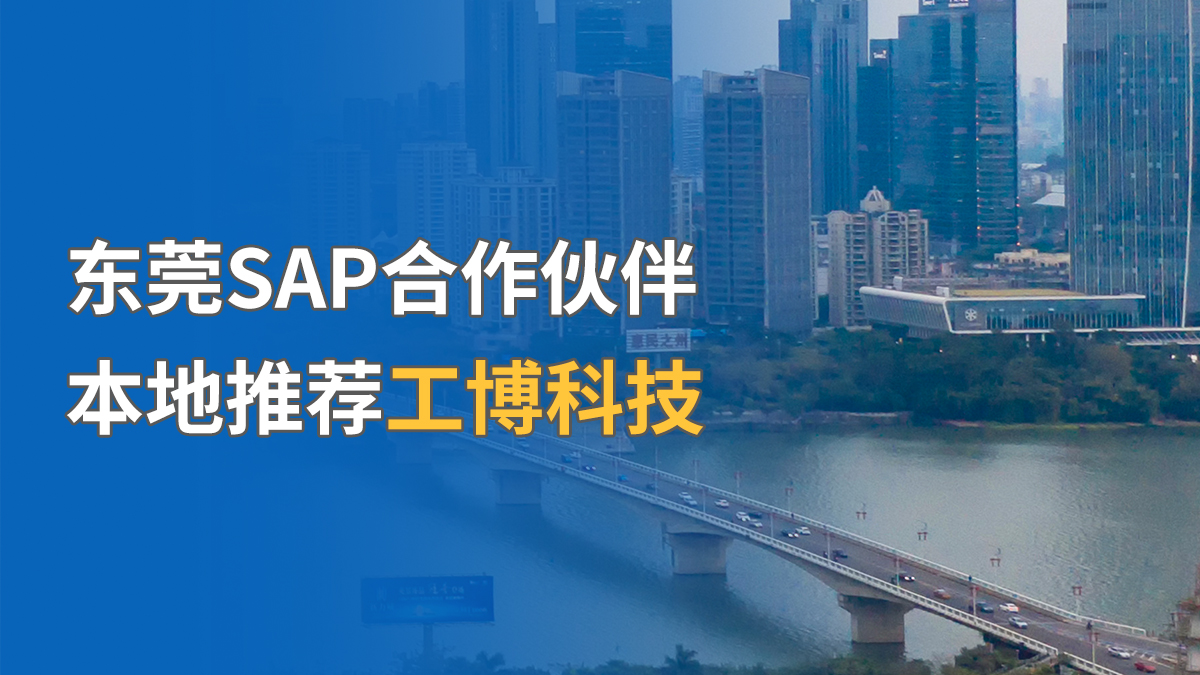 东莞SAP合作伙伴，本地推荐工博科技